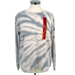 Splendid Tie-Dye Casual Crewneck Sweatshirt Blue Gray White Size Medium NWT